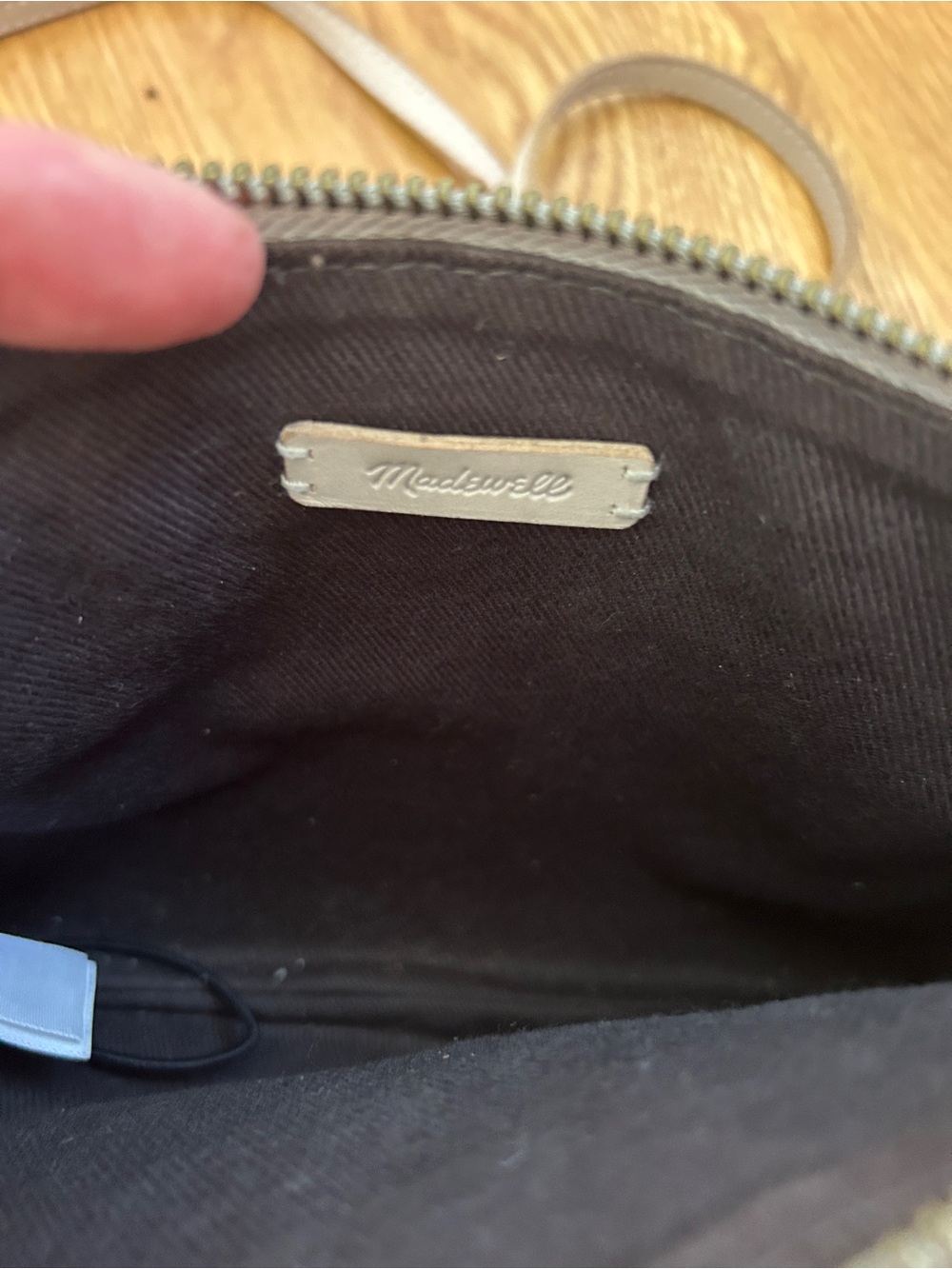 Madewell Woven Crossbody Bag in off white - Picture 3 of 5